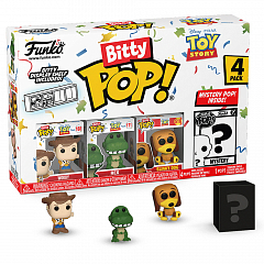 Фигурка Funko Bitty POP! Disney Toy Story Woody+Rex+Slinky Dog+Mystery (1 of 4) 4PK 73042