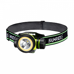 Фонарик портативный налобный Sunree Poseidon S2 Outdoor Headlamp 520 лм, 2600мАч, IPX5, до 65 часов работы зеленый