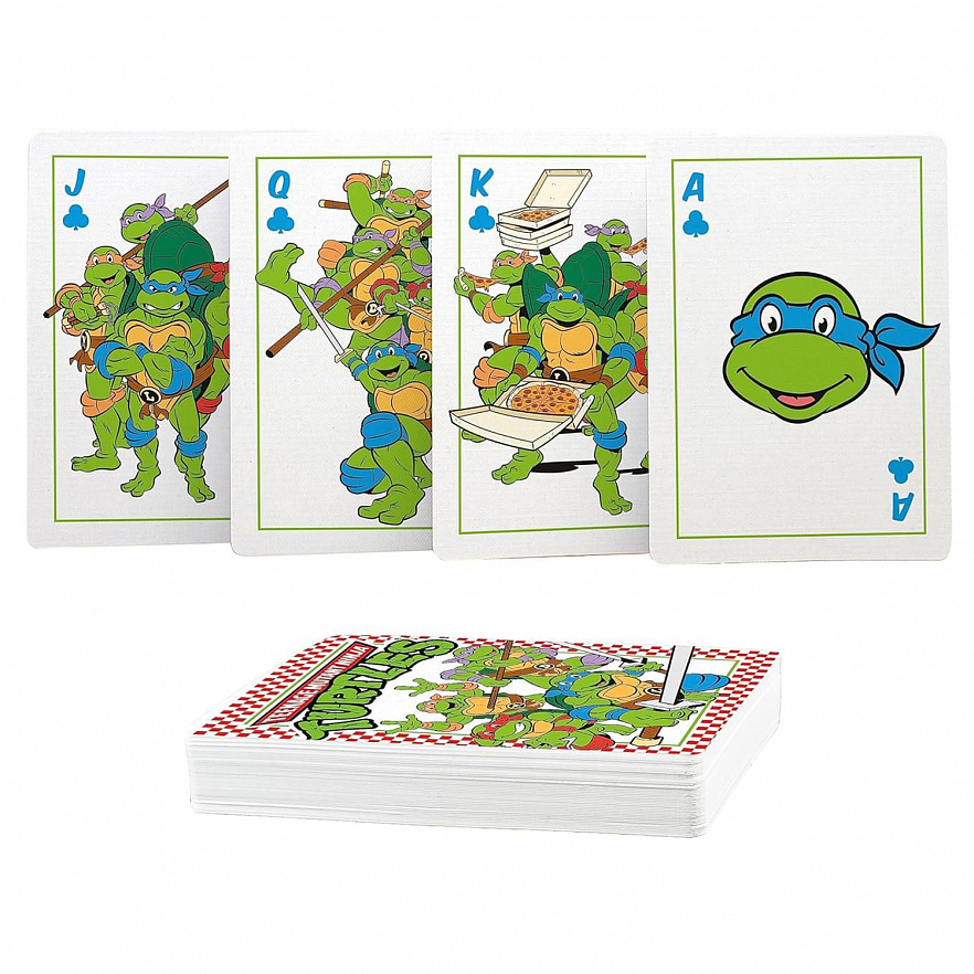 Игральные карты AQUARIUS TMNT Pizza Черепашки-ниндзя