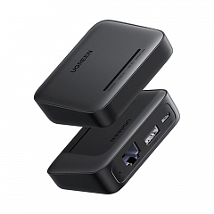 Принт-сервер UGREEN CM428 (10941) Wireless Printer Adapter with power adapter Серый космос