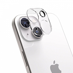 Защита камеры SwitchEasy MagEasy LensArmor Ultra-Thin Lens Protector для iPhone 15 / Plus прозрачная