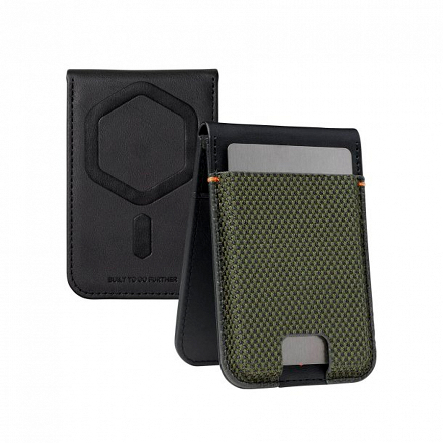 Магнитный картхолдер UAG Kevlar MagSafe Wallet зеленый