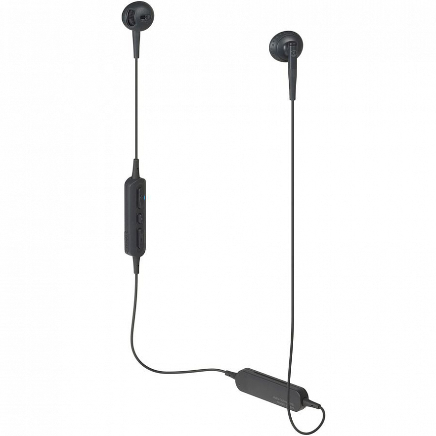 Беспроводные наушники Audio-Technica ATH-C200BT Wireless In-Ear Headphones чёрные
