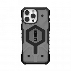 Чехол UAG Pathfinder Clear с MAGSAFE для iPhone 16 Pro Max 6.9" тонированный (Ash)