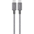 Кабель Moshi Integra USB-C to USB-C (2 метра) серый