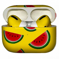 Беспроводные наушники Apple AirPods Pro Custom Edition Сочный Арбуз матовые
