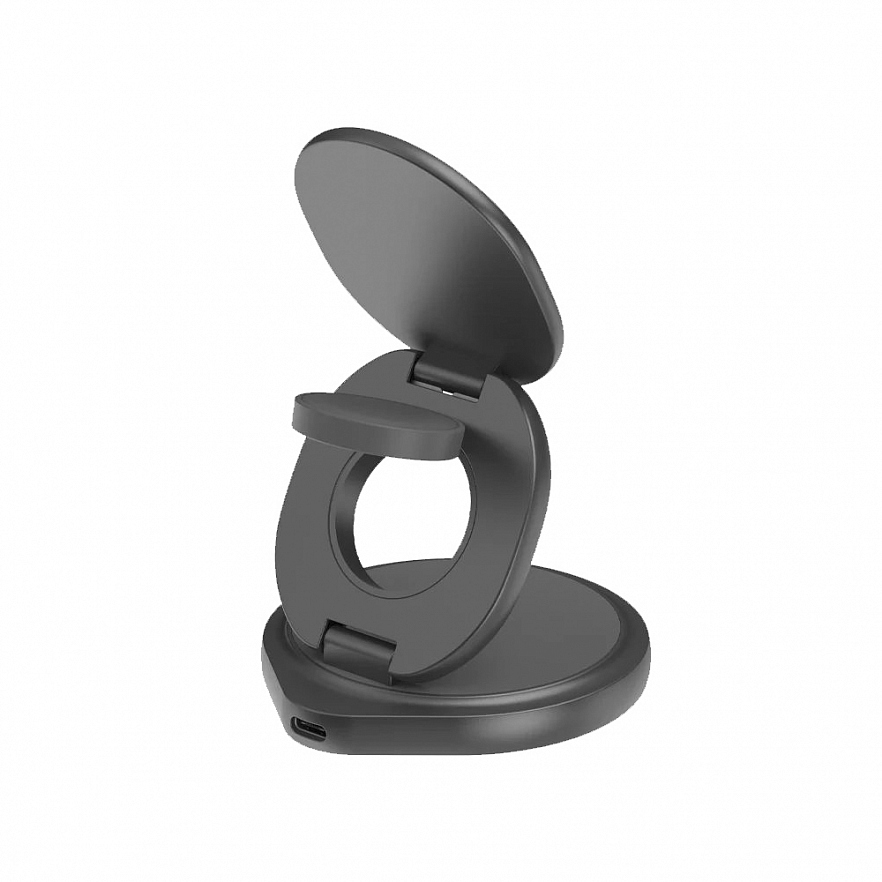 Складная док-станция 3-в-1 EnergEA Bazic GoMag GYRE 15W Gunmetal