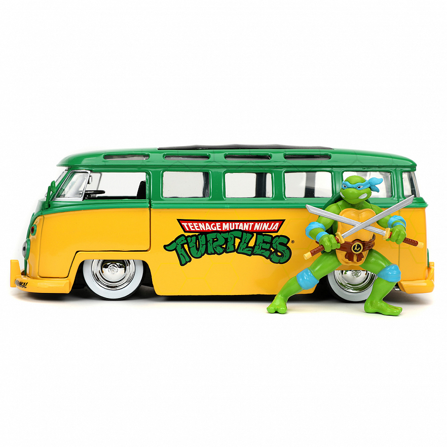 Набор Jada Toys Volkswagen Bus W/Leonardo Figure 1962