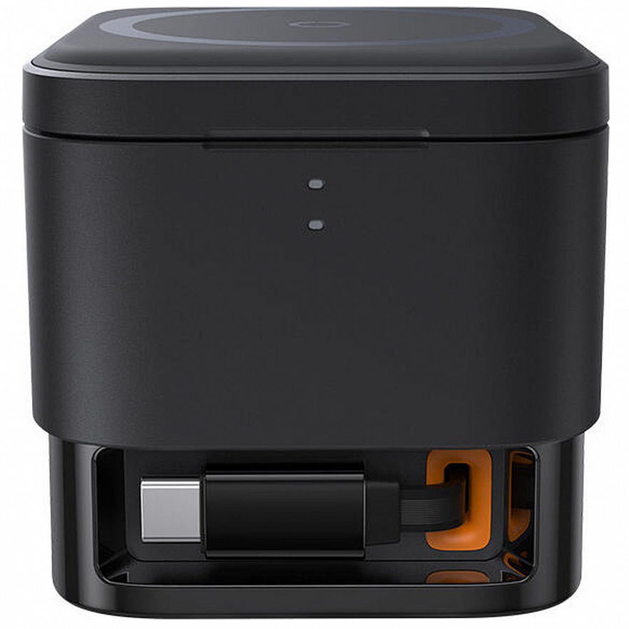 Беспроводное зарядное устройство Baseus MagPro Cube 2-in-1 чёрное (P10264100123-00)