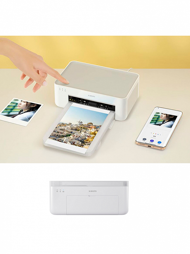 Портативный фотопринтер Xiaomi Instant Photo Printer 1S Set EU