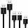 Комплект кабелей RAVPower Micro-USB (0.3 + 0.9 + 1.8 + 3 метра) чёрный (RP-LC04)
