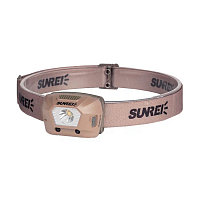 Фонарик портативный Sunree iFishing-Li Sensing Headlamp 230 лм, 1800мАч, IPX5, до 110 часов работы бежевый