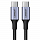 Кабель Ugreen US316 USB-C to USB-C плетеный - 1м