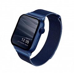 Ремешок Uniq  для Apple Watch 41/40/38 mm Dante Strap Mesh Steel кобальт синий