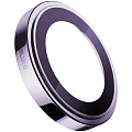 Защитное стекло Blueo Camera Lens PVD stainless steel для камеры iPhone 14 Pro/14 Pro Max фиолетовое (3 шт+install)