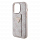 Чехол CG Mobile Guess Grip Stand PU 4G Triangle Diamond Metal Logo для iPhone 15 Pro Max розовый
