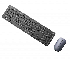 Комплект беспроводная клавиатура и беспроводная мышка UGREEN MK004 (15225) 2.4 GHz Wireless Keyboad 