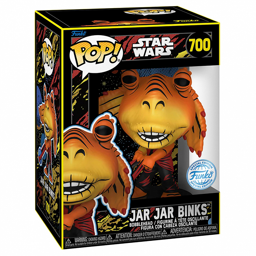 Фигурка Funko POP! Bobble Star Wars Ep 1 TPM 25th Jar Jar Binks (Retro) (Exc) (700) 77954