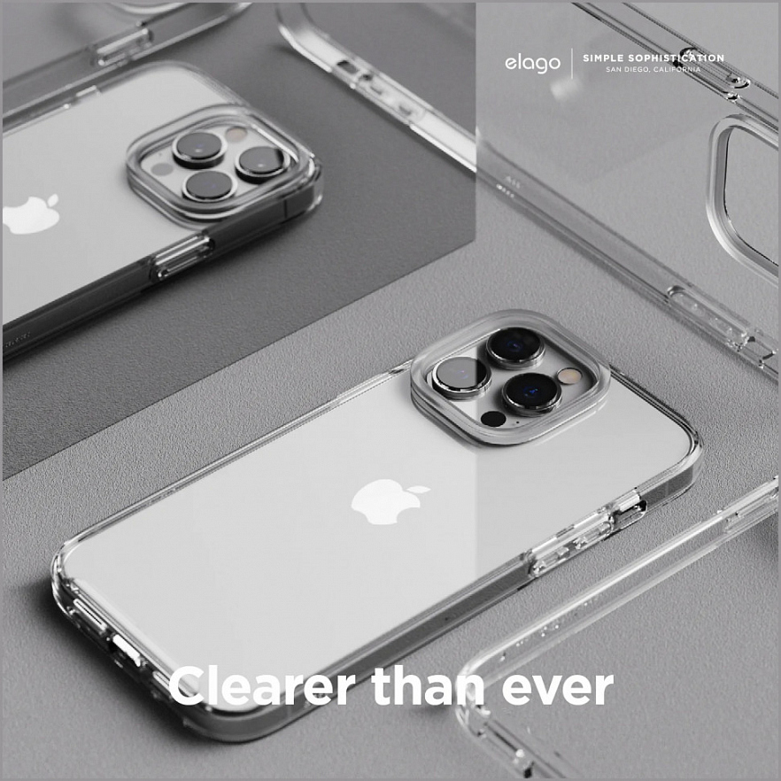Чехол Elago HYBRID для iPhone 14 Pro Max прозрачный Clear