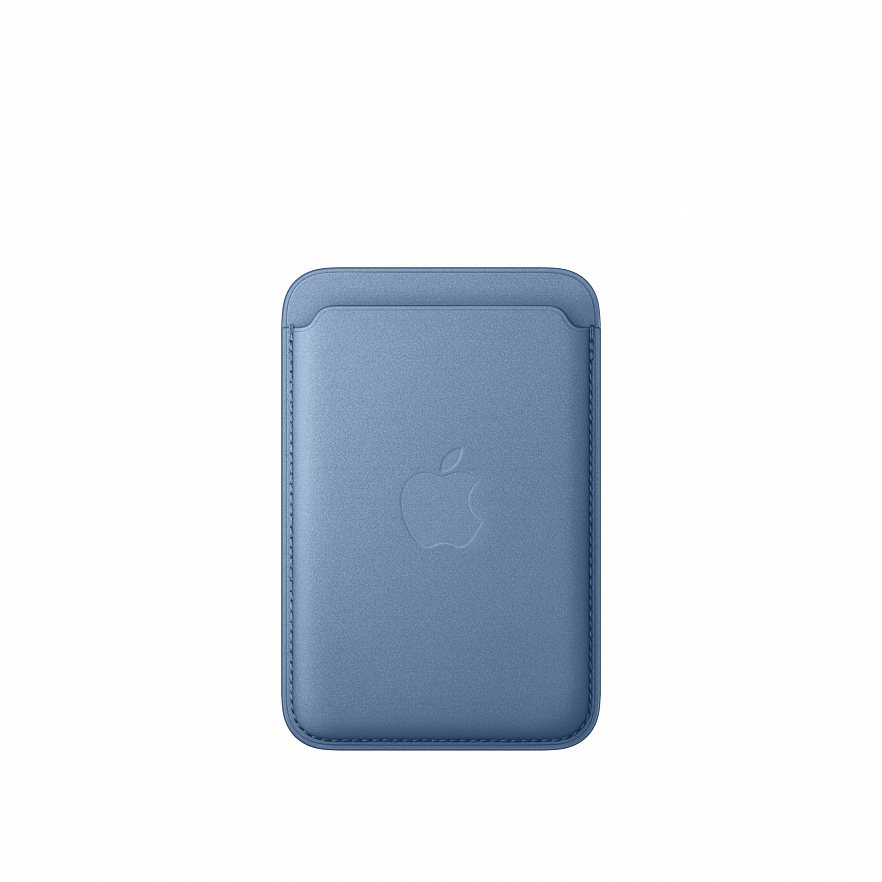 Магнитный картхолдер для iPhone FineWoven Wallet (Wildflower Blue)