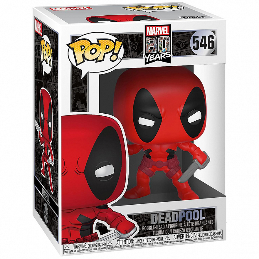 Фигурка Funko POP! Bobble Marvel 80th First Appearance Deadpool (546) 44154