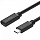 Кабель Ugreen ED008 USB-C Male to USB-C Female (0,5 метра) чёрный (40574)