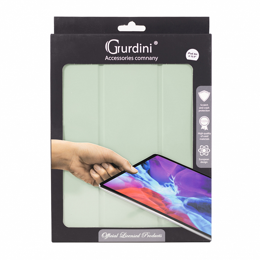 Чехол Guardi Milano Series для iPad Air 10.9" (2020) / iPad Air 11 (M2, 2024) фисташковый (Pistacho) 