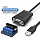 Кабель-адаптер UGREEN CM253 (60562) USB 2.0 to 422/485 Adapter Cable (1.5 метра) чёрный