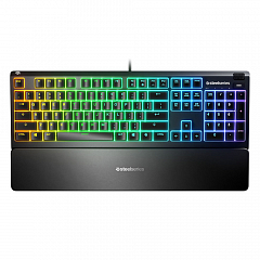 Игровая клавиатура SteelSeries Apex 3 Keyboard RU чёрная