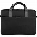 Сумка Uniq Stockholm Nylon Messenger Bag для ноутбуков 16" чёрная (Black)
