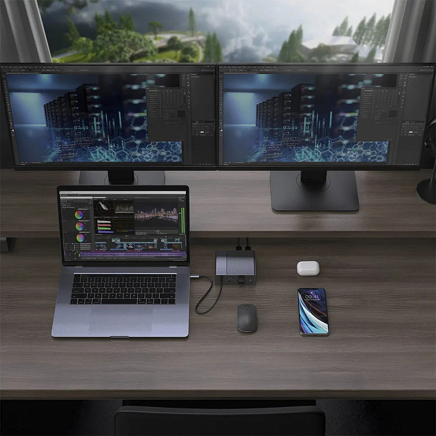 Док-станция Hyper HyperDrive GEN2 16-in-1 Thunderbolt 3 Dock (HD-G2TB3)