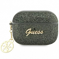 Чехол CG Mobile Guess Glitter Flakes 4G Charm для AirPods Pro 2 (2022) зелёный