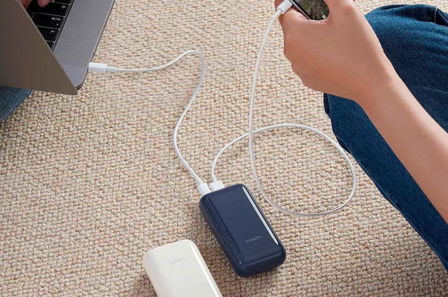 Внешний аккумулятор Xiaomi 33W Power Bank 10000mAh Pocket Edition Pro (Слоновая кость)