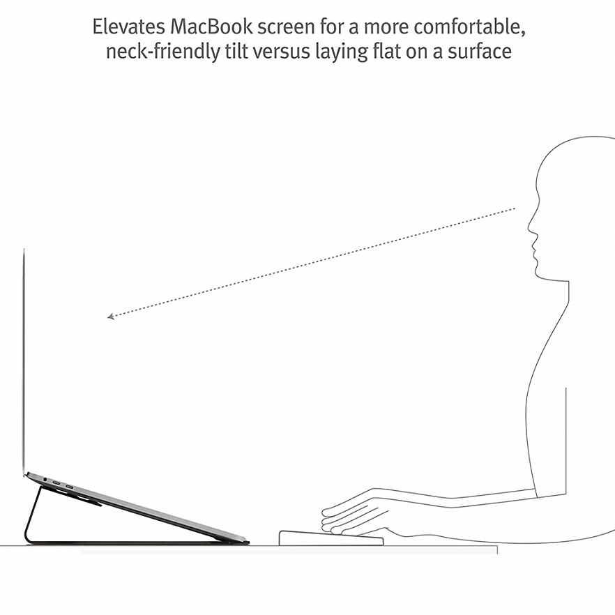 Подставка Twelve South ParcSlope II для MacBook / iPad Pro чёрная