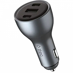 Автомобильное зарядное устройство TTEC SmartCharger Trio PD 130W Black (2CKP05S)