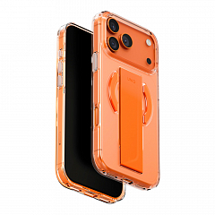 Чехол Uniq Heldro Air для iPhone 17 Pro Max с MagSafe оранжевый