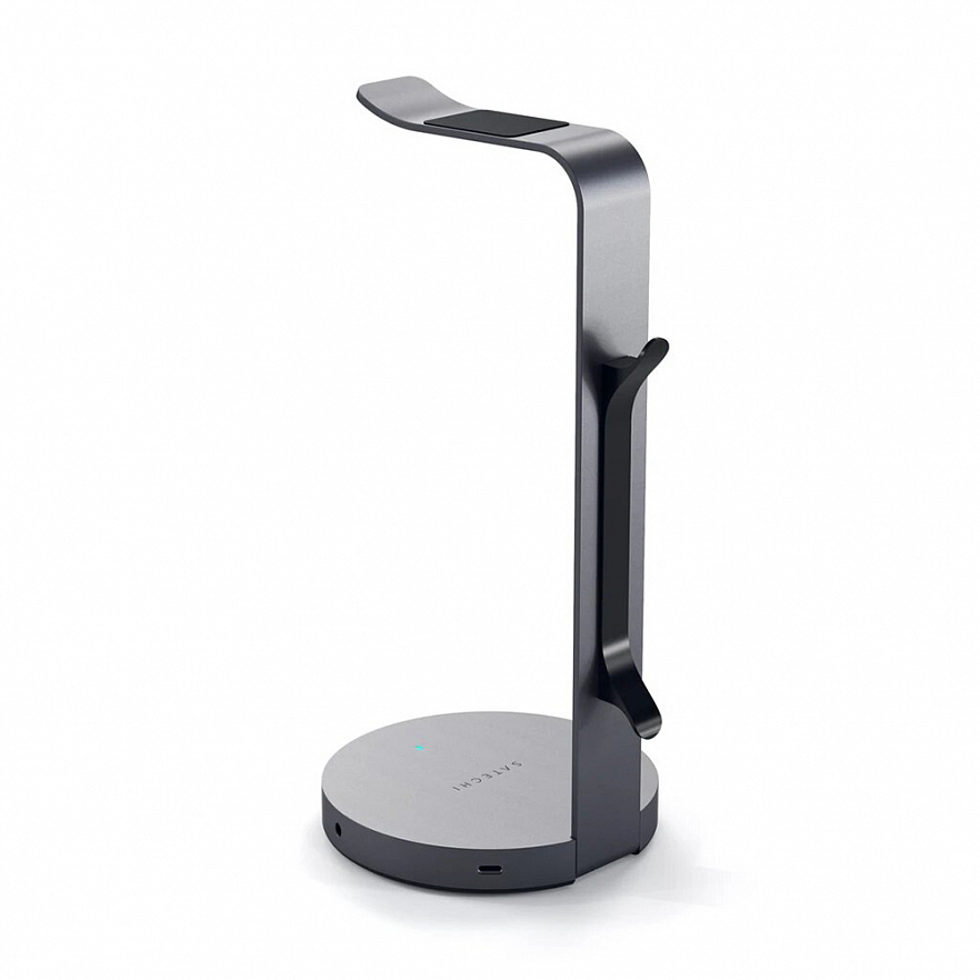 Подставка-хаб для наушников Satechi USB Headphone Stand серый космос (ST-UCHSHM)