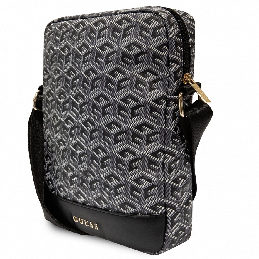 Сумка Guess G CUBE для планшетов 10" чёрная (GUTB10HGCFSEK)