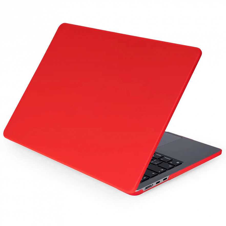 Чехол-накладка Crystal Case для Macbook Air 13 (M2/M3) 2022/2024 матовый красный