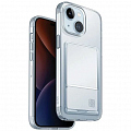 Чехол Uniq Air Fender ID для iPhone 15 прозрачный