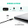 Кабель Ugreen US241 (50446) USB-C to USB Type-B Print Cable (2 метра) для подключения принтера чёрный