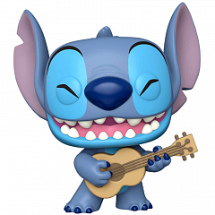 Фигурка Funko POP! Disney Lilo & Stitch Stitch with Ukelele 10" (Exc) (1419) 76786