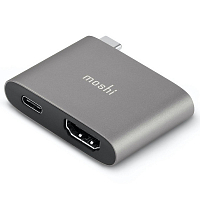 Переходник Moshi USB-C to HDMI серый (99MO084272)