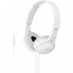 Наушники SONY полноразмерные проводные (MDR-ZX110AP) белые