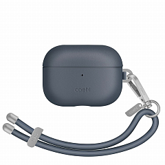 Чехол Uniq COEHL Haven для AirPods Pro 2 (2022) синий сапфир (Sapphire Blue)