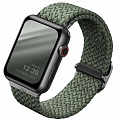 Ремешок Uniq Aspen Strap Braided для Apple Watch 38/40/41 мм зелёный (40MM-ASPGRN)
