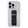 Чехол CG Mobile Guess Grip Stand Clear Case 4G Script Logo для iPhone 15 Pro Max прозрачный / чёрный