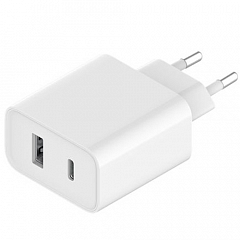 Сетевое зарядное устройство Xiaomi Mi Wall Charger USB Type-A / USB Type-C (BHR4996GL)