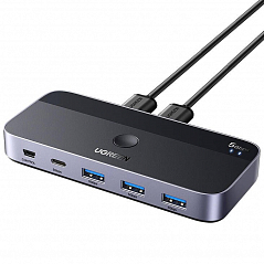 Переключатель Ugreen CM662 USB 3.0 Sharing Switch (15705)