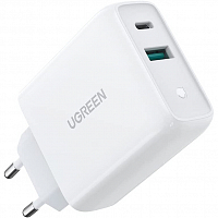 Сетевое зарядное устройство UGREEN CD170 36W USB + Type-C Charger белое (60468)